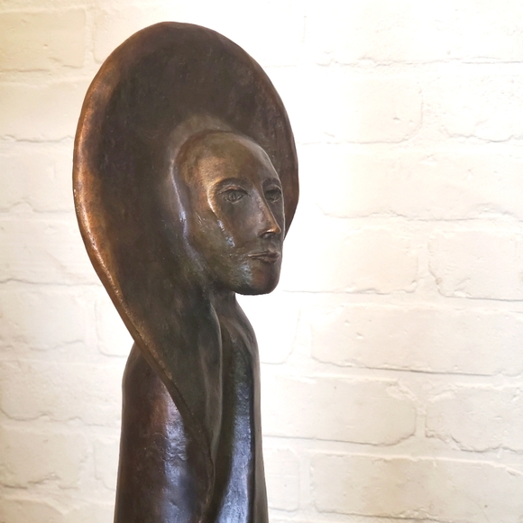 Guillaume Chaye "Madame Le Lune" Bronze Sculpture - Picture 12 of 16